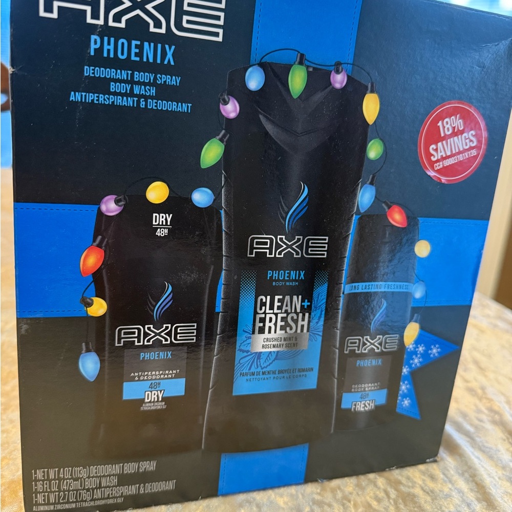 AXE Phoenix Deodorant and Body Wash Set